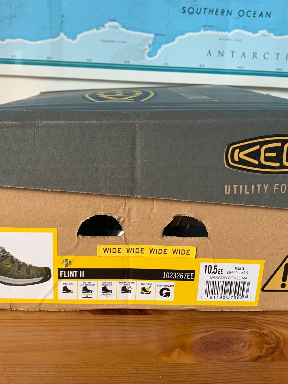 KEEN Flint II Men's Gargoyle/Paloma Olive Green Shoes